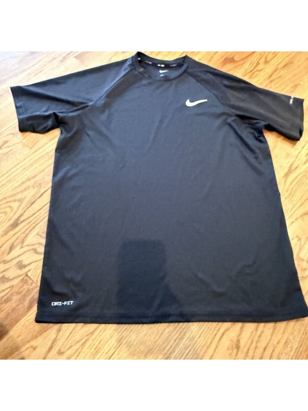 Nike Black Dri Fit T Shirt Large Mens Short Sleeve